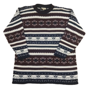 Punky Festive Red & Blue Winter Sweater